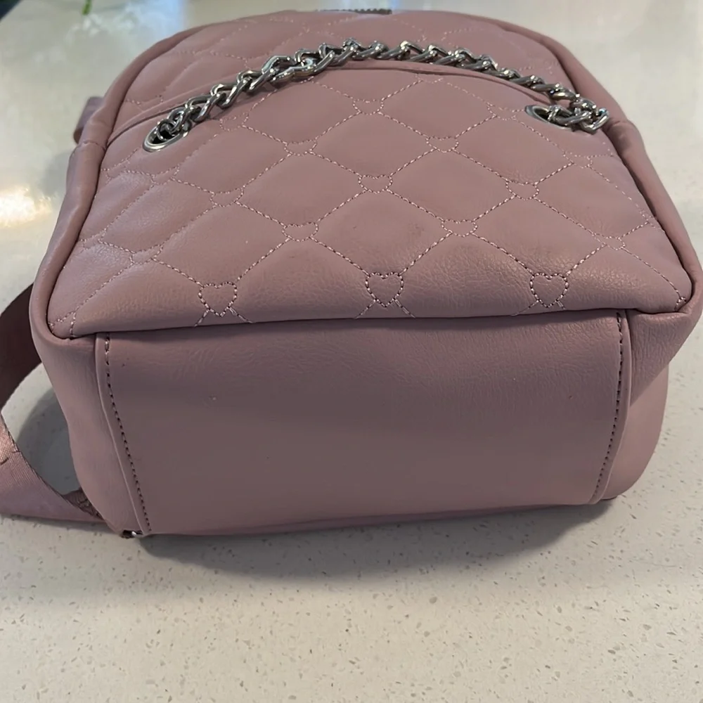 Backpack - Adorable Mauve Backpack by Betsy Johnson, New with Tags